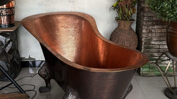 Bathtub Tembaga Kaki macan