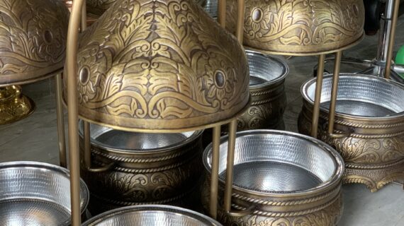 Chaffing dish kuningan