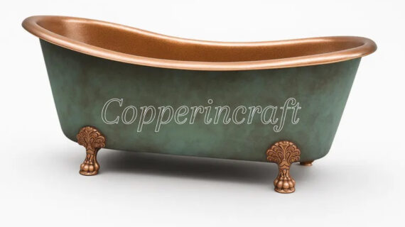Luxury Hammered Copper Bathtub